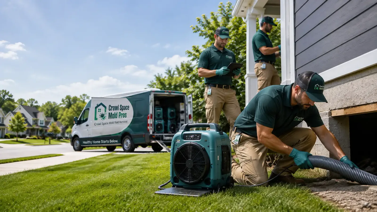Crawl Space Mold Removal in Sergeant Bluff, IA